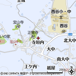 兵庫県宝塚市大原野寺垣内周辺の地図