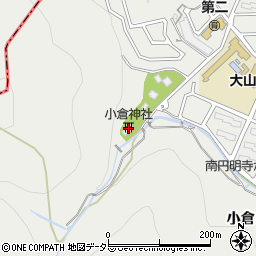 小倉神社周辺の地図