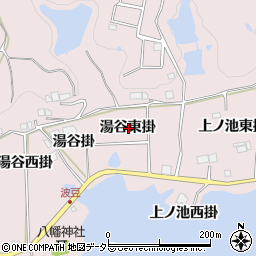 兵庫県宝塚市波豆湯谷東掛周辺の地図
