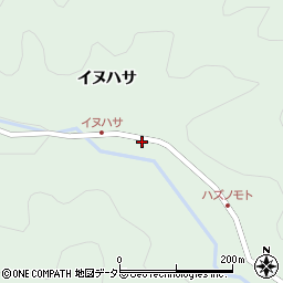 愛知県岡崎市鳥川町イヌハサ126周辺の地図