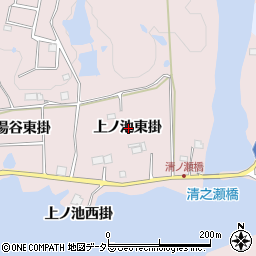 兵庫県宝塚市波豆上ノ池東掛周辺の地図