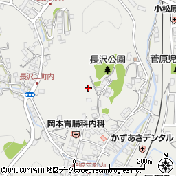 島根県浜田市長沢町周辺の地図
