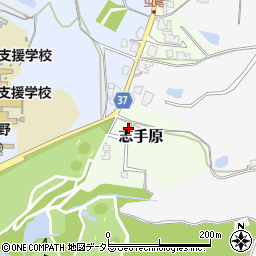 兵庫県三田市志手原1359周辺の地図