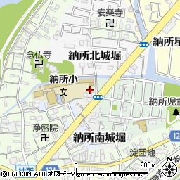 京都府京都市伏見区納所南城堀7周辺の地図