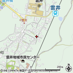 滋賀県甲賀市信楽町牧634周辺の地図