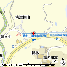 猪名川町消防本部周辺の地図
