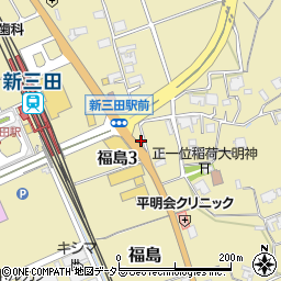 兵庫県三田市福島478周辺の地図