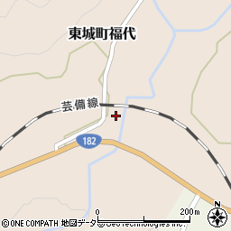 東光機械福代工場周辺の地図