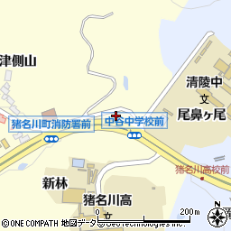 兵庫県川辺郡猪名川町紫合新林周辺の地図