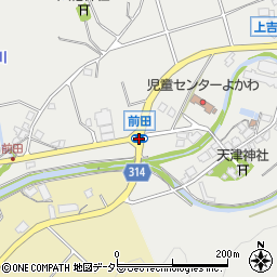 上吉川幼稚園北周辺の地図