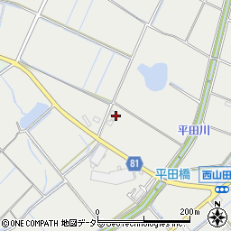 兵庫県姫路市山田町西山田244周辺の地図