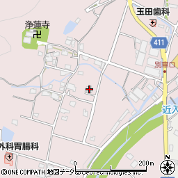 兵庫県姫路市夢前町菅生澗338-5周辺の地図