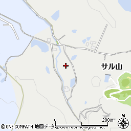 兵庫県宝塚市長谷サル山周辺の地図