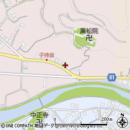 静岡県藤枝市岡部町子持坂486周辺の地図