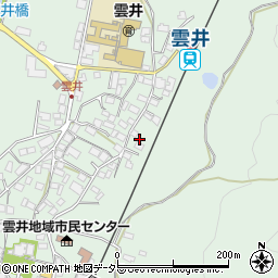 滋賀県甲賀市信楽町牧596周辺の地図