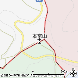 本宮山周辺の地図