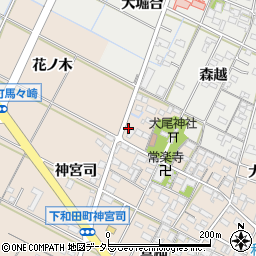 愛知県岡崎市下和田町北浦25-5周辺の地図