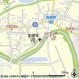滋賀県甲賀市甲賀町鳥居野875周辺の地図