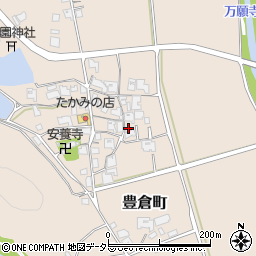 兵庫県加西市豊倉町801周辺の地図