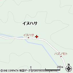 愛知県岡崎市鳥川町イヌハサ134周辺の地図