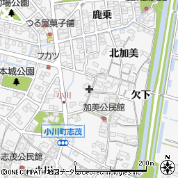 愛知県安城市小川町南加美133周辺の地図