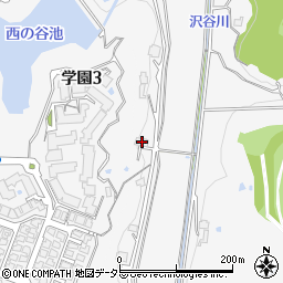 兵庫県三田市沢谷388周辺の地図