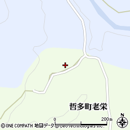 岡山県新見市哲多町老栄768周辺の地図
