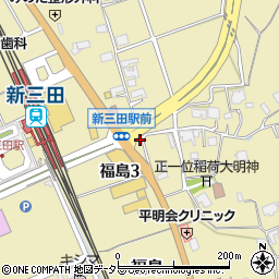 兵庫県三田市福島476周辺の地図