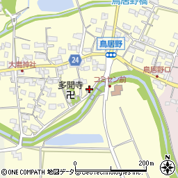 滋賀県甲賀市甲賀町鳥居野873周辺の地図