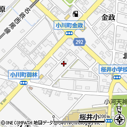 愛知県安城市小川町金政80周辺の地図