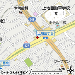愛知県岡崎市上地周辺の地図