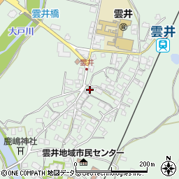 滋賀県甲賀市信楽町牧642周辺の地図