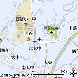 兵庫県宝塚市大原野西谷1周辺の地図