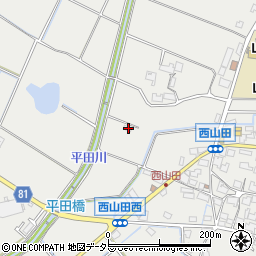 兵庫県姫路市山田町西山田175周辺の地図