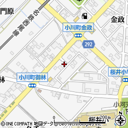 愛知県安城市小川町金政68周辺の地図