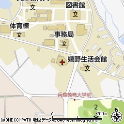 講堂周辺の地図