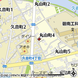 久沓区民館周辺の地図