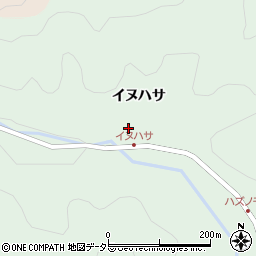 愛知県岡崎市鳥川町イヌハサ27周辺の地図