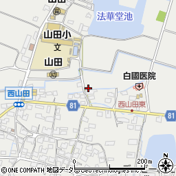 兵庫県姫路市山田町西山田63周辺の地図