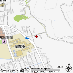 静岡県藤枝市岡部町内谷1027-1周辺の地図