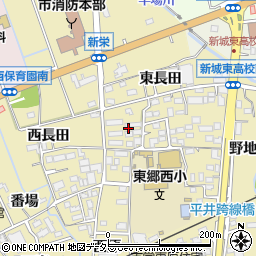 愛知県新城市平井周辺の地図