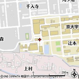 京都府宇治市五ケ庄葛森周辺の地図