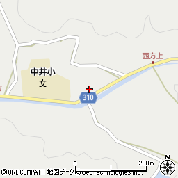 岡山県高梁市中井町西方293周辺の地図