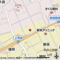 愛知県新城市平井新栄29周辺の地図