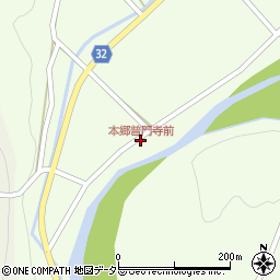 本郷普門寺前周辺の地図