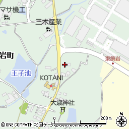 兵庫県加西市鎮岩町215周辺の地図