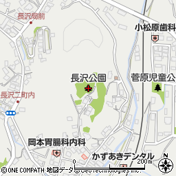 長沢公園周辺の地図