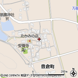 兵庫県加西市豊倉町796周辺の地図