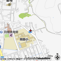 静岡県藤枝市岡部町内谷999周辺の地図