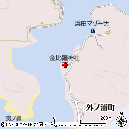 金比羅神社周辺の地図